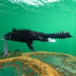 Me swimming in the purple vents!