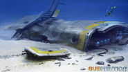 Small Explorable Wreck's Concept Art