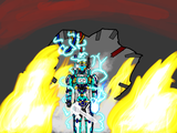 Morgan Eryylin (SFE-5560, Final Judgment) during the Battle of Haven Prime.
