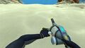 The player holding the Propulsion Cannon