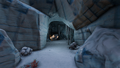 A tunnel near the biome's lake