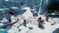 A patch of snow plants within the biome