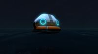 Lifepod 5 at night