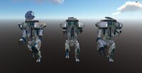 The Prawn Suit damaged model, as seen on Trello.