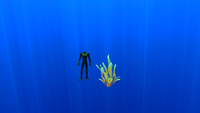Size comparison with the player
