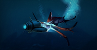 Concept art of a reaper levaithan attacking the semoth