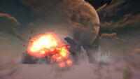 Explosion with new graphics
