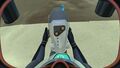 The beacon in the player's hands.