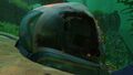 Damage on one of the Destroyed Escape Pods