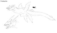 Ice Dragon early sketch - by Alex Ries (Unused)