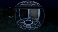 Observatory module at night