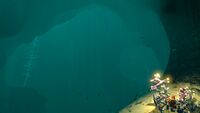 Entrance to the first Blood Kelp Zone from the Sparse Reef