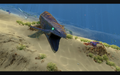 bone shark attacking slightly