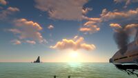 New sky, water graphics