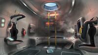 Lifepod 5 Interiors (damaged) - by Cory Strader