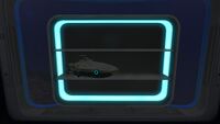 A Wall Shelf with an Aurora Miniature