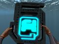 The Player holding the Blue Artifact