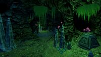 The front section of the Alien Cache