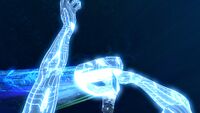 The Player performing a self-scan