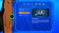 The Encyclopedia tab