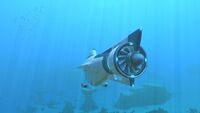 The aft section of the Cyclops