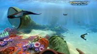 Early development screenshot of the Safe Shallows