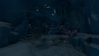 A small cave in the biome