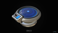 Hologram Table Model from Sketchfab. This was placed centrally in the Scanner Room in Early Access builds, but later removed