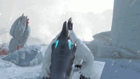 A Snow Stalker attacking the player