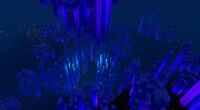 A large collection of Large Morganite Formations in the Crystal Castle.
