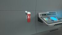 Fire Extinguisher in the bridge