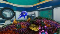 A Sea Monkey Baby in an Alien Containment unit