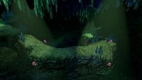 The end section of the Alien Cache
