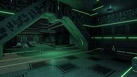 Control room entrance