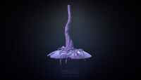 Highpoly model of the base of the trunks from Sketchfab
