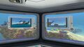Two Picture Frames placed inside the Room showing screenshots.