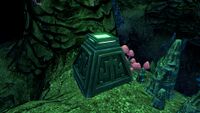 One of the many Precursor Lamps found within