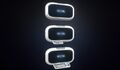 Multiple inactive monitor models from Sketchfab