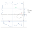 CLEAN map featuring the map and Aurora outlines. More gridlines for increased precision.