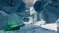 A broken cable within the Arctic Spires.