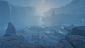 The north-eastern portion of the biome during an eclipse