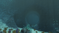 Underwater Entrance, leading to the Lagoon