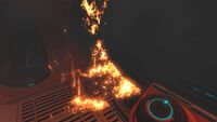 Engine burning from overheating