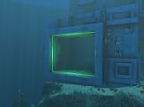 The moonpool entrance