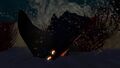 Sand Shark Engage in Darkness