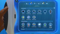 The Blueprints tab