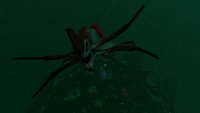 A Reaper Leviathan above a Mesa