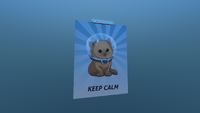 Keep Calm Poster In-game
