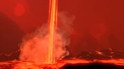 Another lava fall