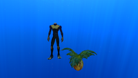 Size comparison with the player